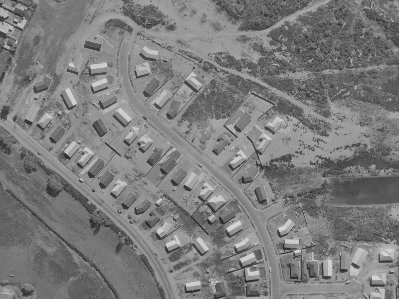 61 Cottonwood Street from the air, 1970-1974