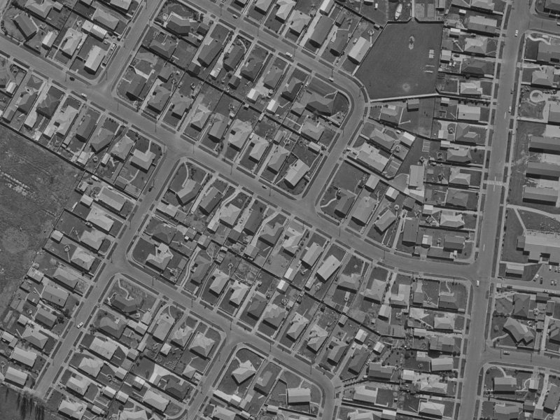 17 Fairford Street from the air, 1970-1974