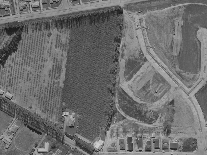 30 Brogar Place from the air, 1970-1974