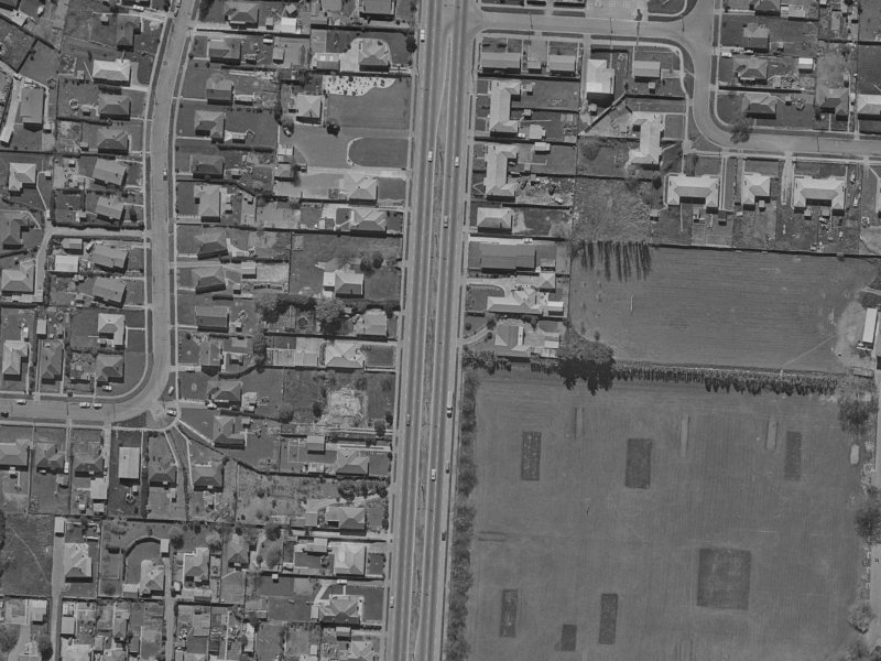 222 Main North Road from the air, 1970-1974