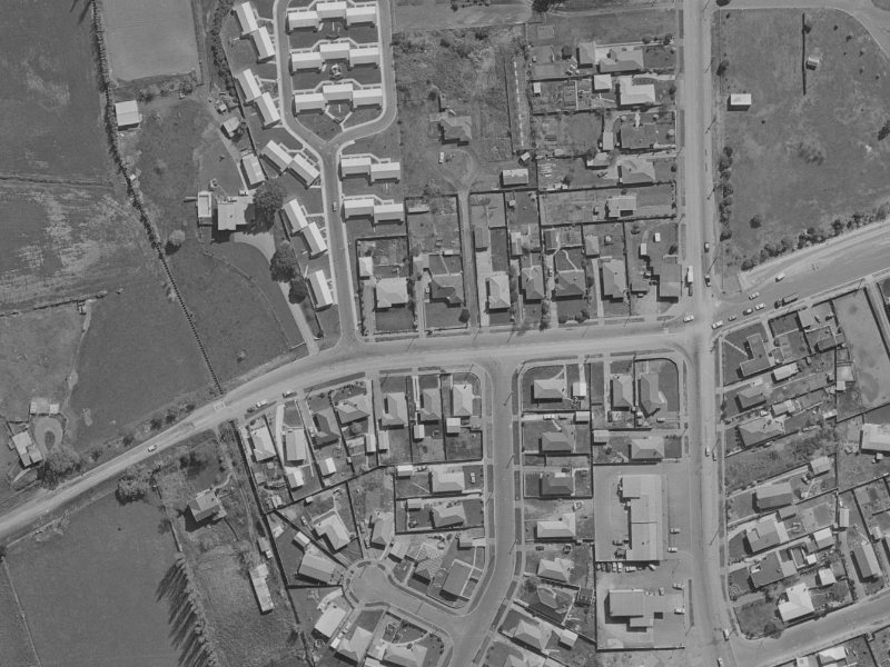 215 Mairehau Road from the air, 1970-1974