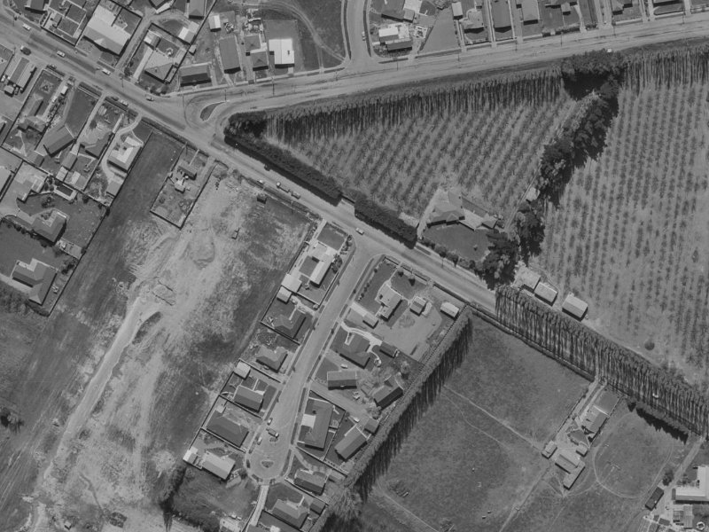 1 Blairdon Place from the air, 1970-1974