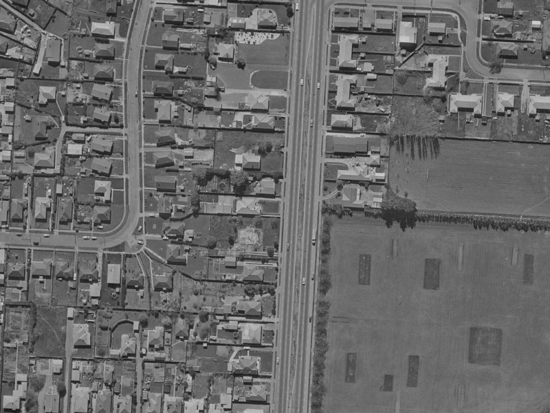 205 Main North Road from the air, 1970-1974