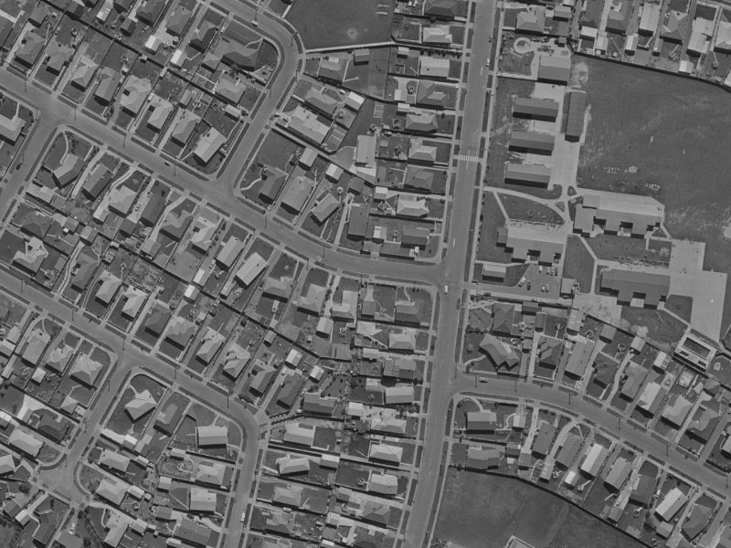 1A Fairford Street from the air, 1970-1974
