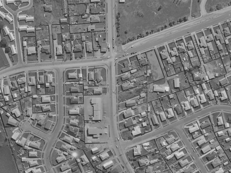 276 Burwood Road from the air, 1970-1974