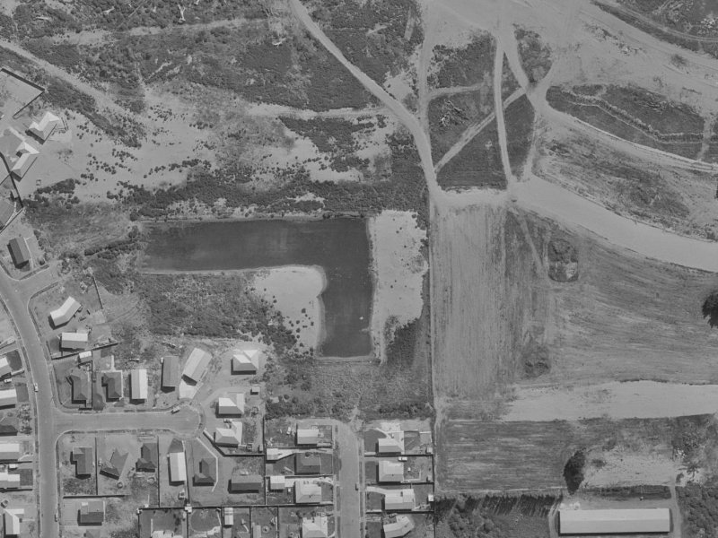 45 Donnington Street from the air, 1970-1974