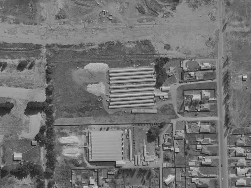 30 Queenspark Drive from the air, 1970-1974