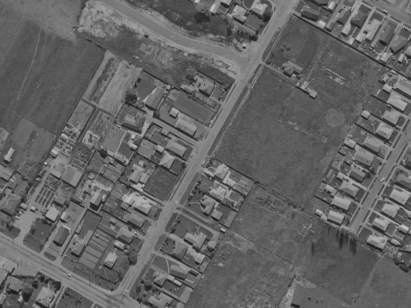 18A Gardiners Road from the air, 1970-1974