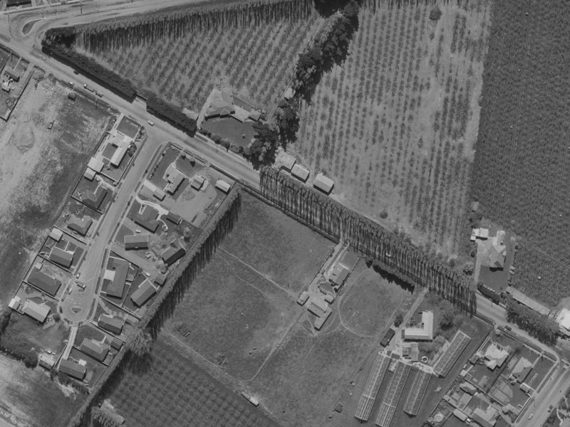 201A Sawyers Arms Road from the air, 1970-1974