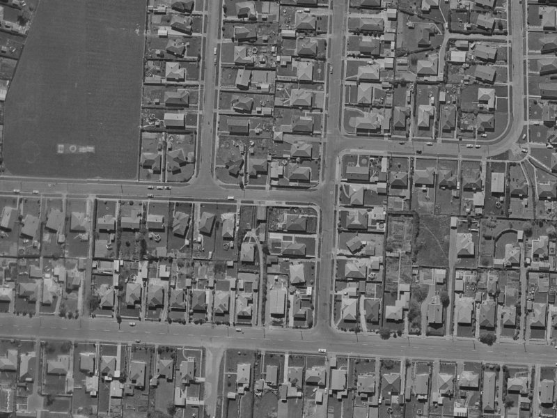 40E Paddington Street from the air, 1970-1974