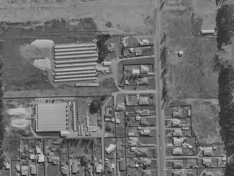 4B Kirsten Place from the air, 1970-1974
