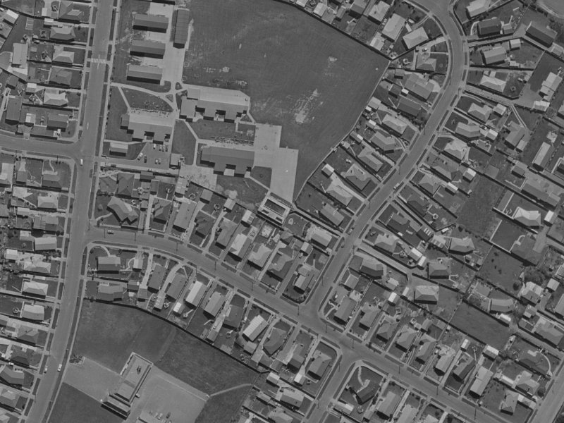 Martbern Crescent from the air, 1970-1974