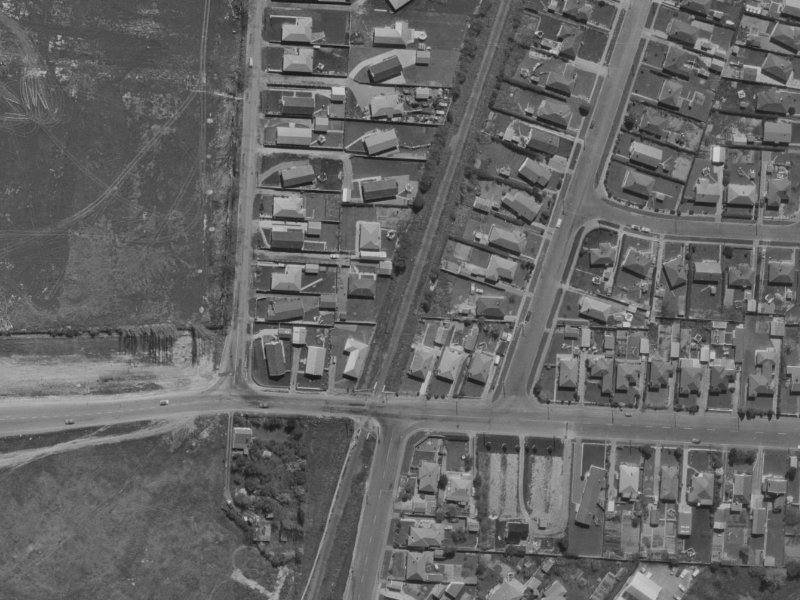 8A Cavendish Road from the air, 1970-1974