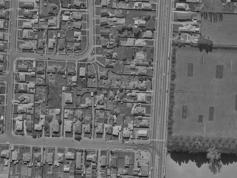 197A Main North Road from the air, 1970-1974