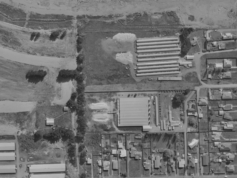 27B Kirsten Place from the air, 1970-1974