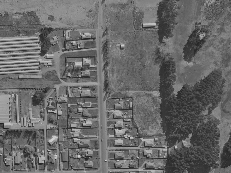 1 Florance Place from the air, 1970-1974