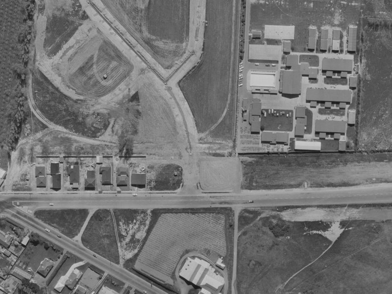6A Northfield Road from the air, 1970-1974