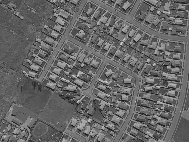 2 Dymock Place from the air, 1970-1974