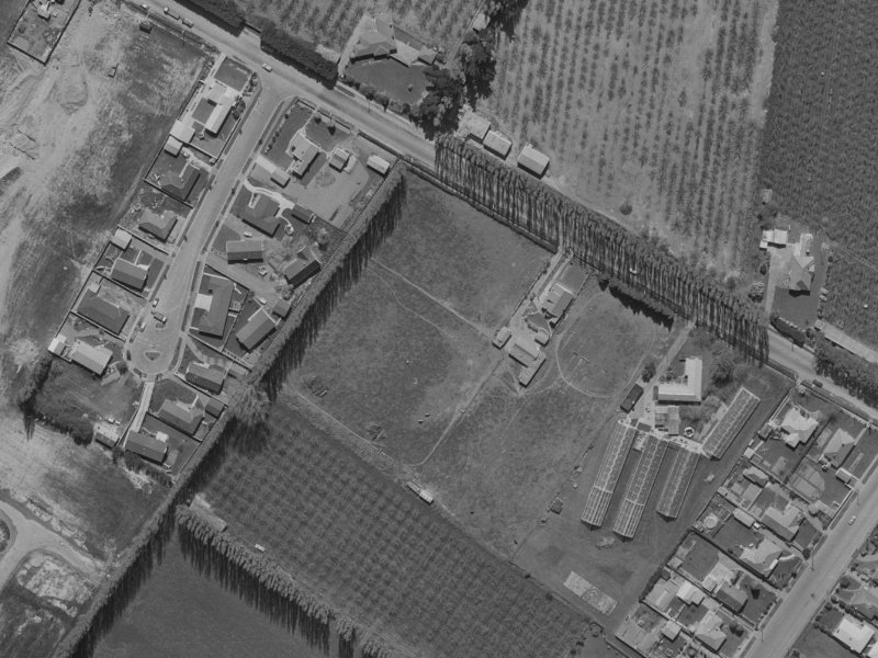 129 Reynolds Avenue from the air, 1970-1974