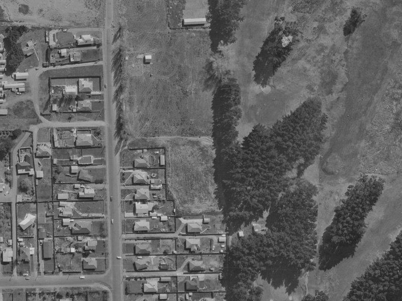 11 Florance Place from the air, 1970-1974