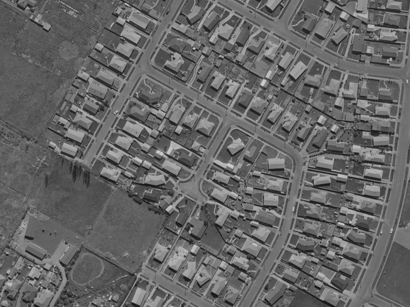 1 Dymock Place from the air, 1970-1974