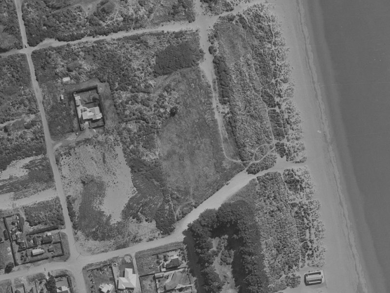 Ballance Street from the air, 1970-1974