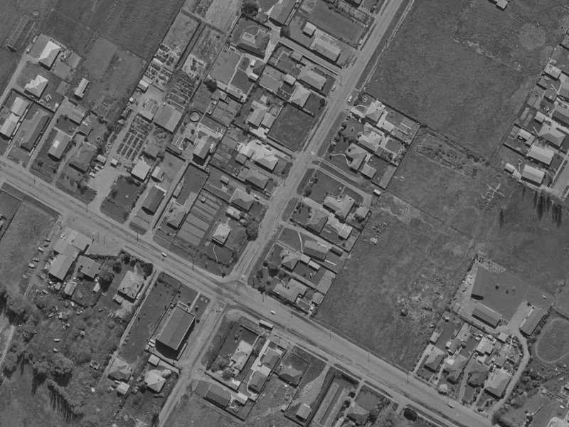 6 Gardiners Road from the air, 1970-1974