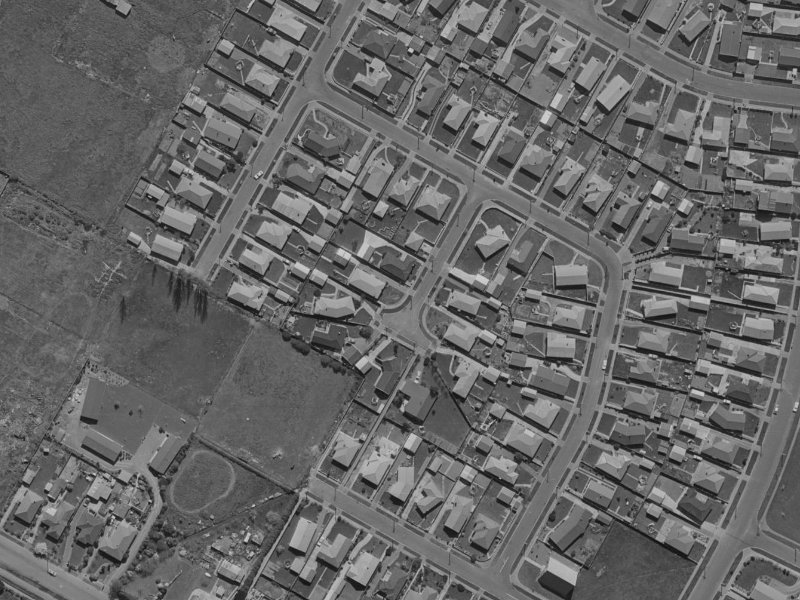 Dymock Place from the air, 1970-1974