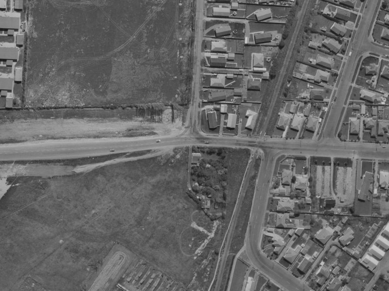 Cavendish Road from the air, 1970-1974