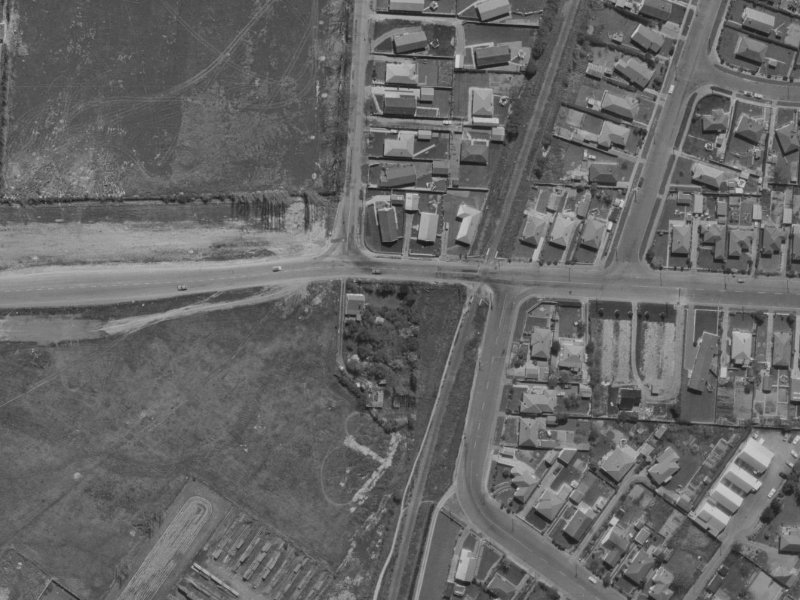 107 Northcote Road from the air, 1970-1974