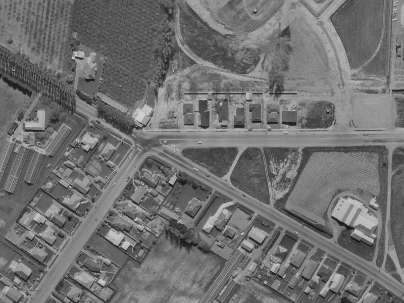 162 Northcote Road from the air, 1970-1974