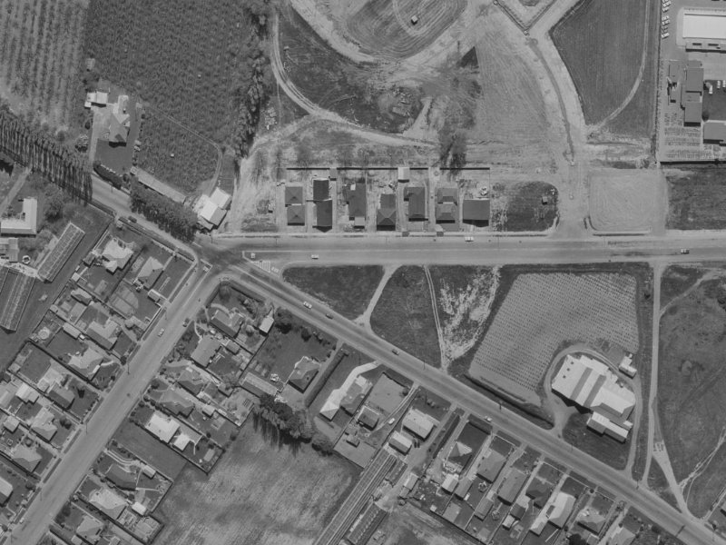 162A Northcote Road from the air, 1970-1974