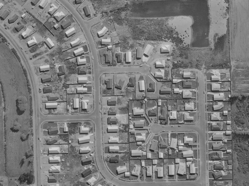 4 Aspen Place from the air, 1970-1974