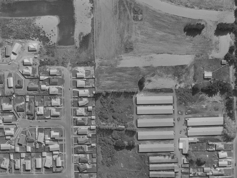 16 Arden Place from the air, 1970-1974