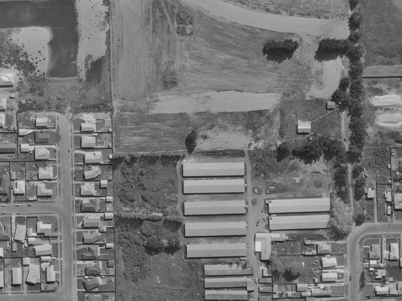 24 Beauford Place from the air, 1970-1974