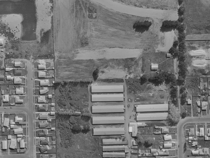 18 Beauford Place from the air, 1970-1974
