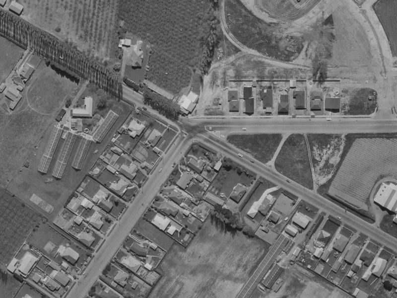502 Greers Road from the air, 1970-1974