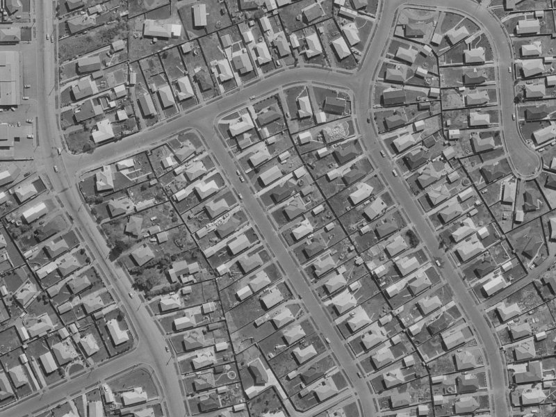 30 Kirner Street from the air, 1970-1974