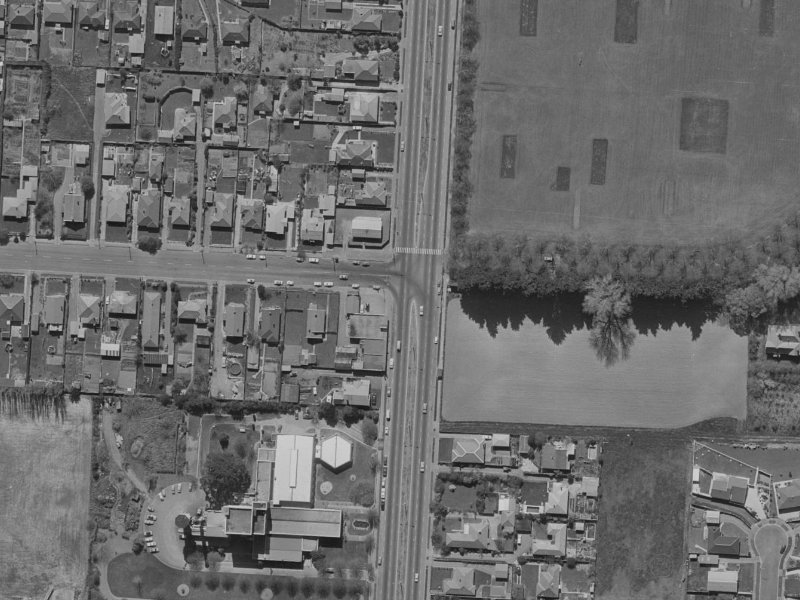 191 Main North Road from the air, 1970-1974