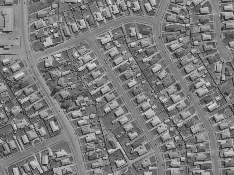 27 Kirner Street from the air, 1970-1974