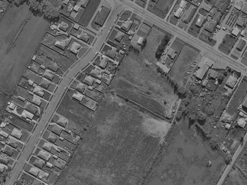 37 Charnwood Crescent from the air, 1970-1974