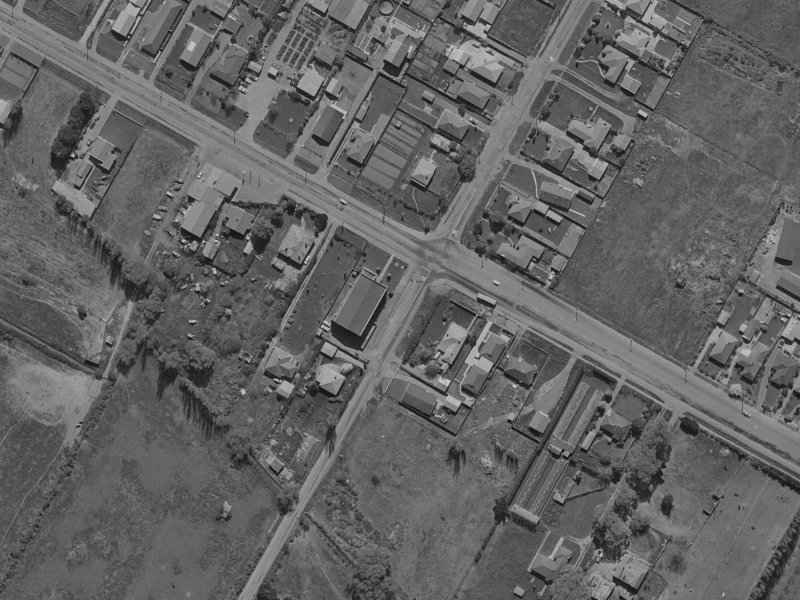 123 Breens Road from the air, 1970-1974