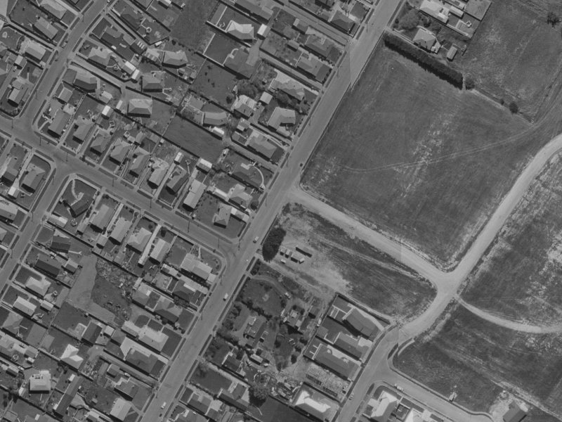 56 Highsted Road from the air, 1970-1974