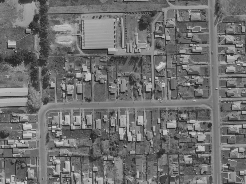 21 Sylvia Street from the air, 1970-1974