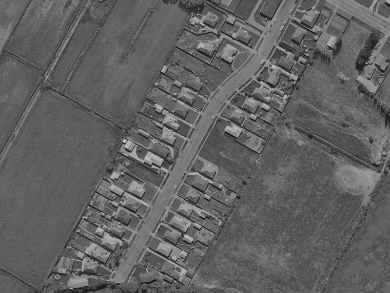 21A Trafford Street from the air, 1970-1974