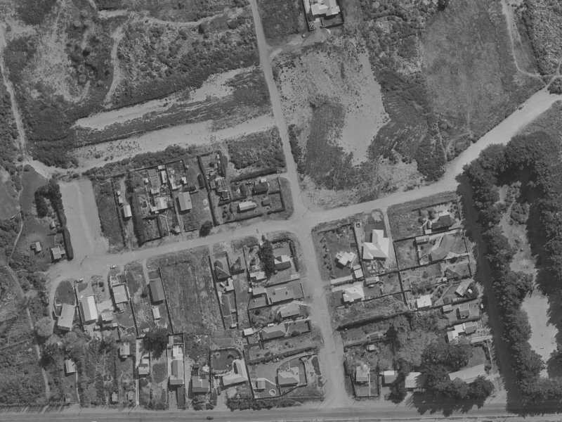 17 Larnach Street from the air, 1970-1974