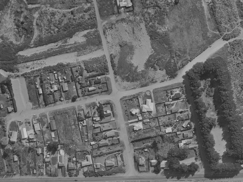 11 Larnach Street from the air, 1970-1974