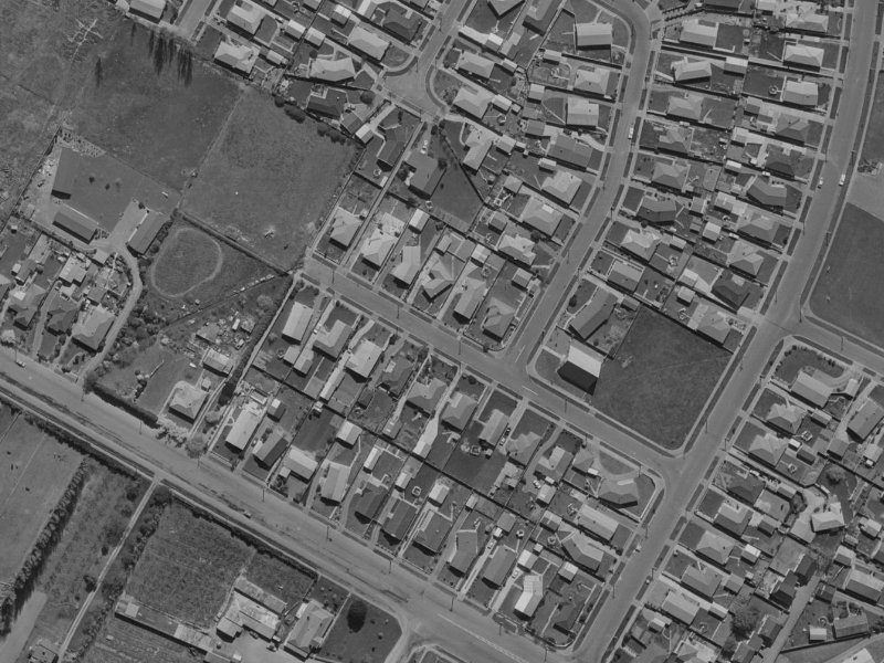 Kingrove Street from the air, 1970-1974