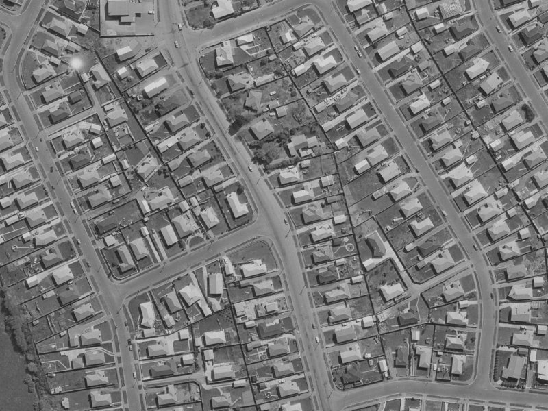 252 Burwood Road from the air, 1970-1974