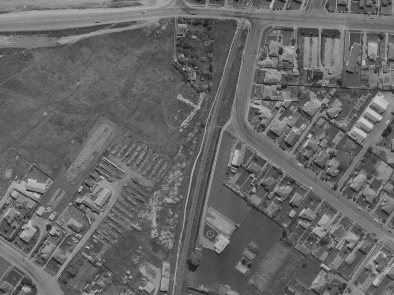 114R Sawyers Arms Road from the air, 1970-1974